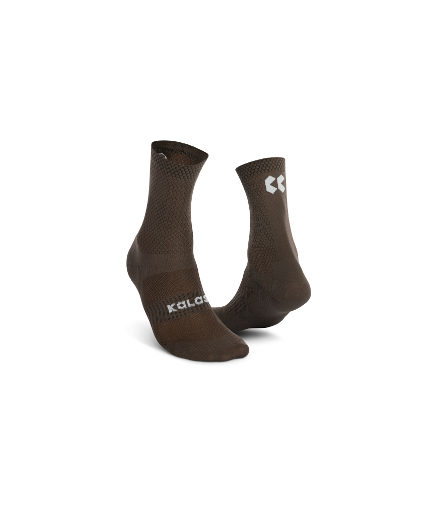 KALAS Z4 | Ponožky vysoké Verano | mocca brown