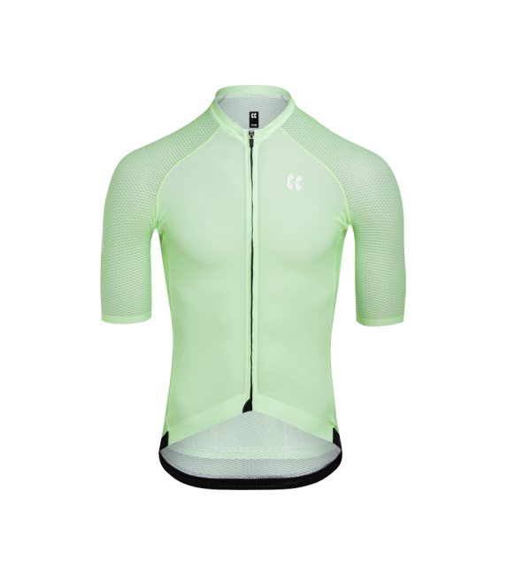 Pánský cyklistický dres krátký rukáv VERANO | PASSION Z6 Neon Lime
