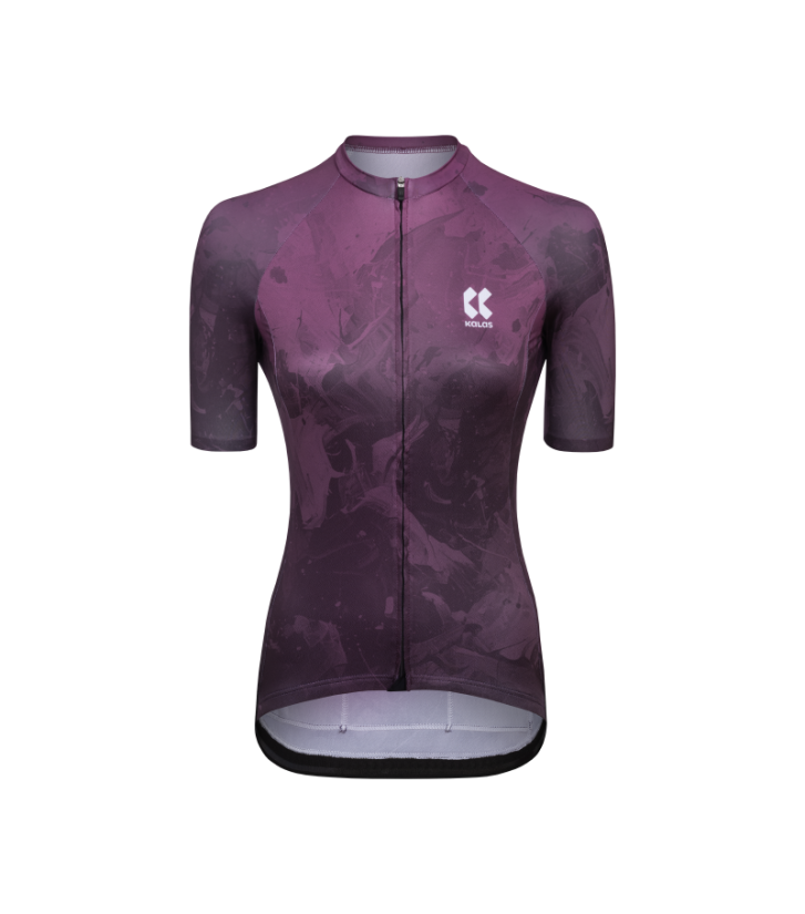 Dámský cyklistický dres krátký rukáv | MOTION Z6 Plum Purple